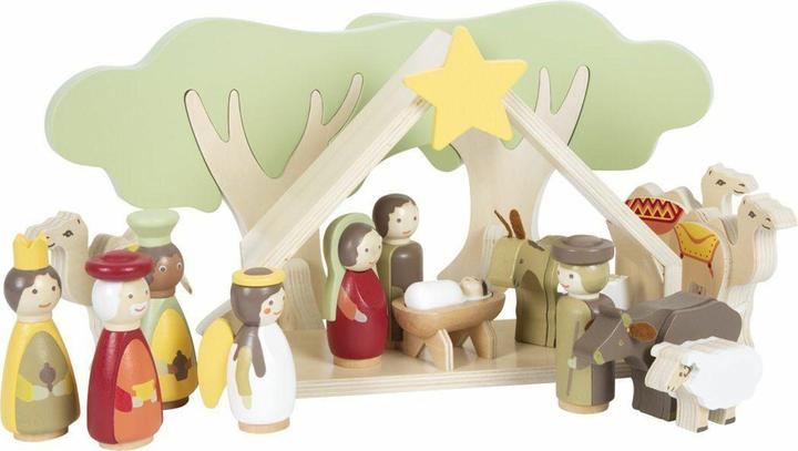 small foot Kit de jeu Crèche de Noël
