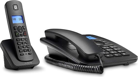 Motorola C4201 Telefono analogico/DECT Identificatore di chiamata Nero