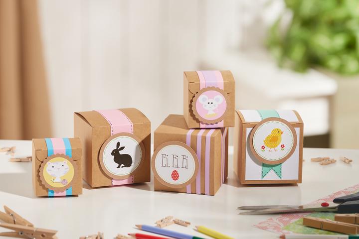 Produktbild VBS Kraftpapierbox, 8 Stück (Geschenkbox, 8 x)