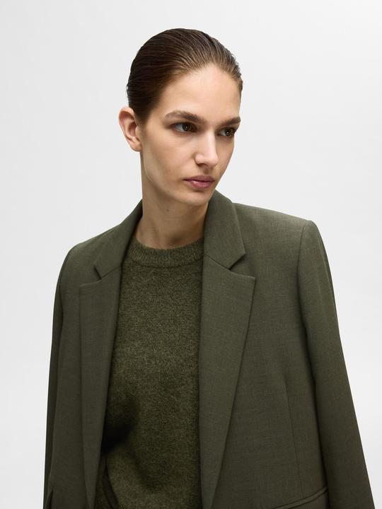 Image du produit Selected Femme Pull en tricot à manches ruchées (XL)