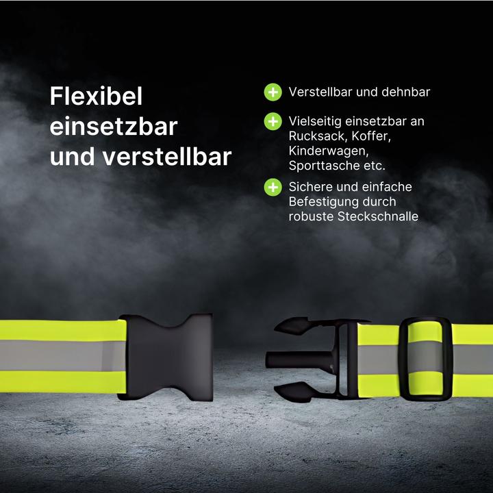 Produktbild Hermex Reflektorgurt Rucksack-Reflektorband Reflektierendes Veloband (Tasche)