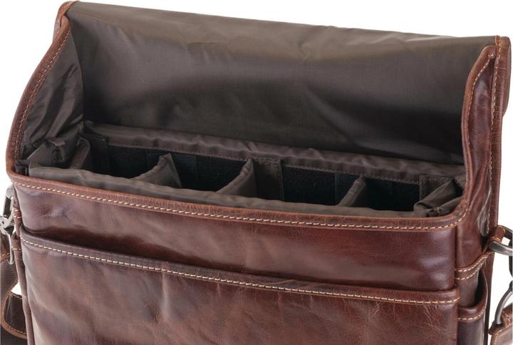 Produktbild Alpenleder Kameratasche Reporter (Kamera Schultertasche, 12.18 l)