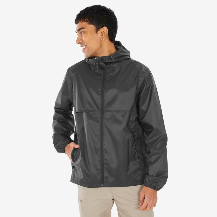 Produktbild Quechua Regenjacke Herren Raincut Fullzip - schwarz (4XL)