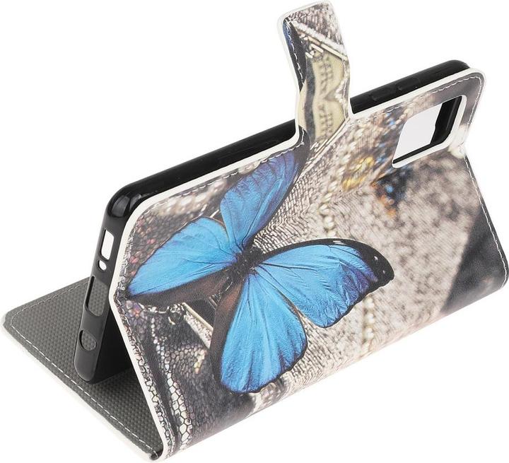 Image du produit Cover-Discount Galaxy A41 - Housse cuir papillon bleu