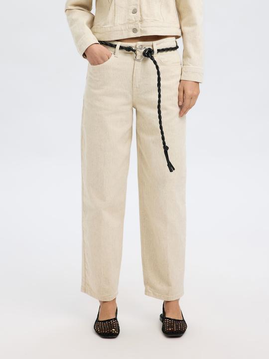 Image du produit Selected Femme Mid Waist Barrel Fit Jeans (W26/L32)