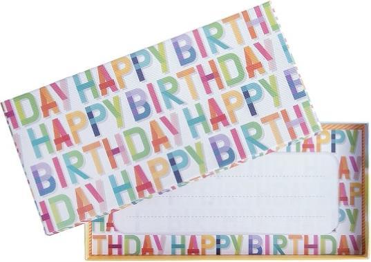 Produktbild Artebene Geschenkschachtel Happy birthday (Geschenkbox, 1 x)