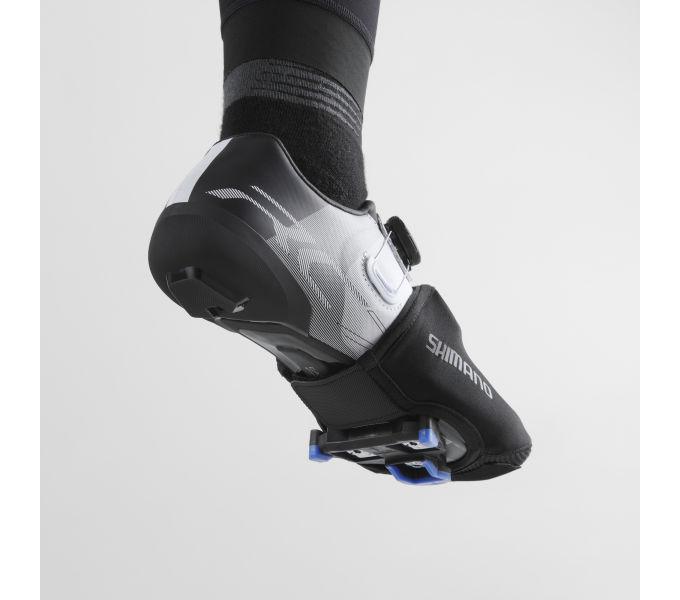 Actual product image Shimano Dual Soft Shell Toe Shoe Cover Black Xxxl (Shoe Size 50-52) (50, 51, 52)