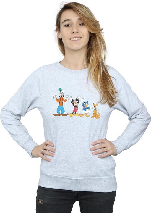 Actual product image Disney Womens/Ladies Mickey Mouse Friends Sweatshirt (XL)