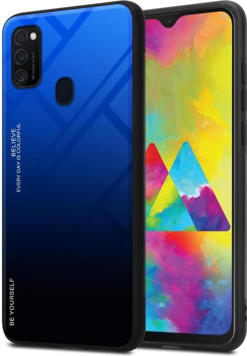 Produktbild Cadorabo TPU 2 Farben Glas Cover (Samsung Galaxy M30s, Samsung Galaxy M21)