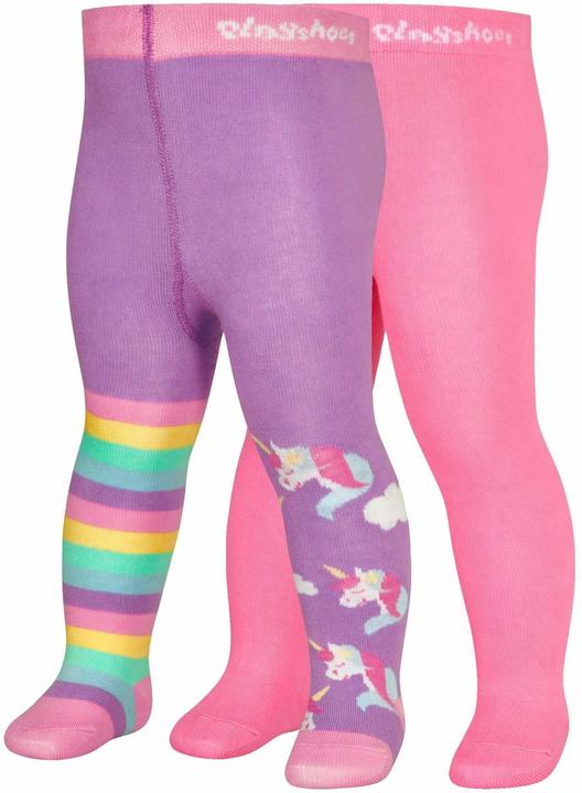 Produktbild Playshoes Baby-Strumpfhose Einhorn 2er Set Gr. 86/92 (86/92)