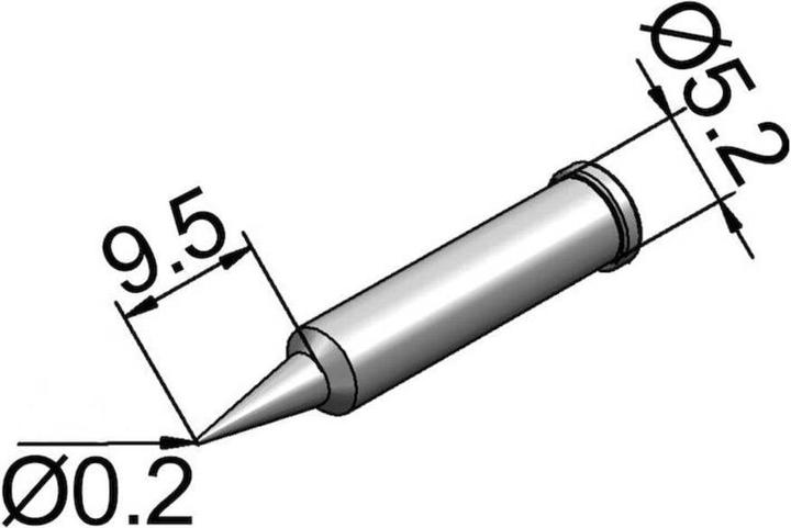 Produktbild Lötspitze 0,2mm bleistiftspitz (Lötspitze)