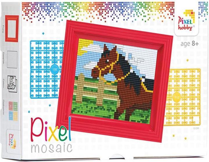 Actual product image Magni Pixel Mosaic Horse in Gift Box