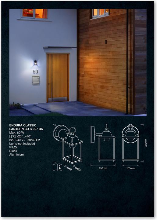 Immagine prodotto Ledvance Lanterna Endura Classic (E27, IP23)