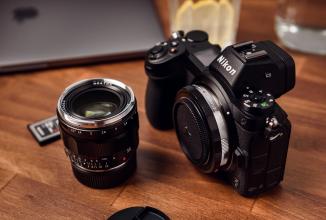 Actual product image Voigtländer VM/Z close-up and system adapter (Nikon Z)