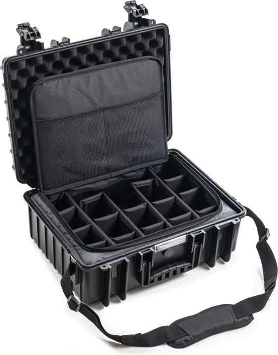 Productafbeelding B&W International Zwart-wit foto.tas TEX.221.RPD grijs (Camera schoudertas, 12.30 l)
