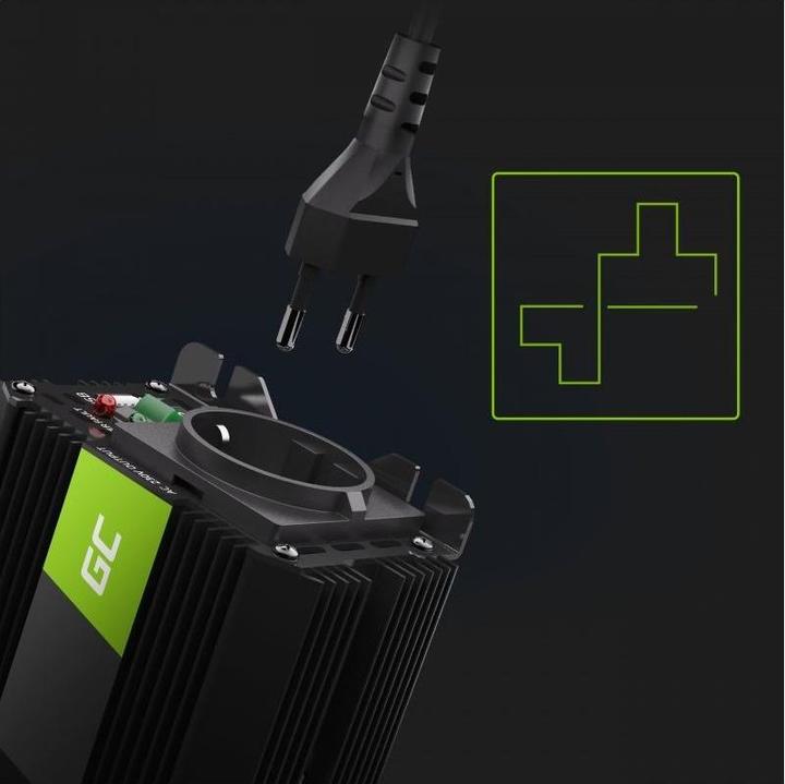 Image du produit GreenCell Car Voltage Inverter - 12V to 230V - 500W
