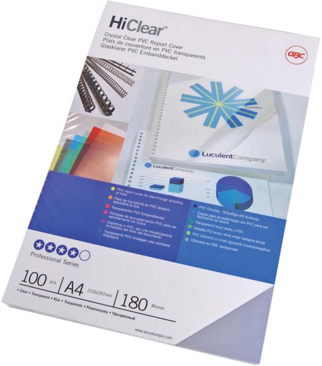 Immagine prodotto GBC Copertina HiClear A4 Lucida 100 pezzi