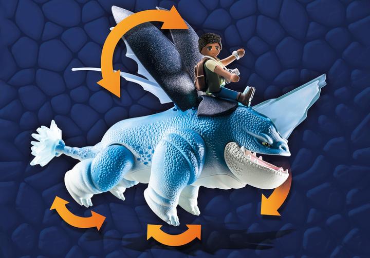 Immagine prodotto Playmobil Draghi: I Nove Regni - Plowhorn & D'Angelo (71082, Draghi Playmobil)