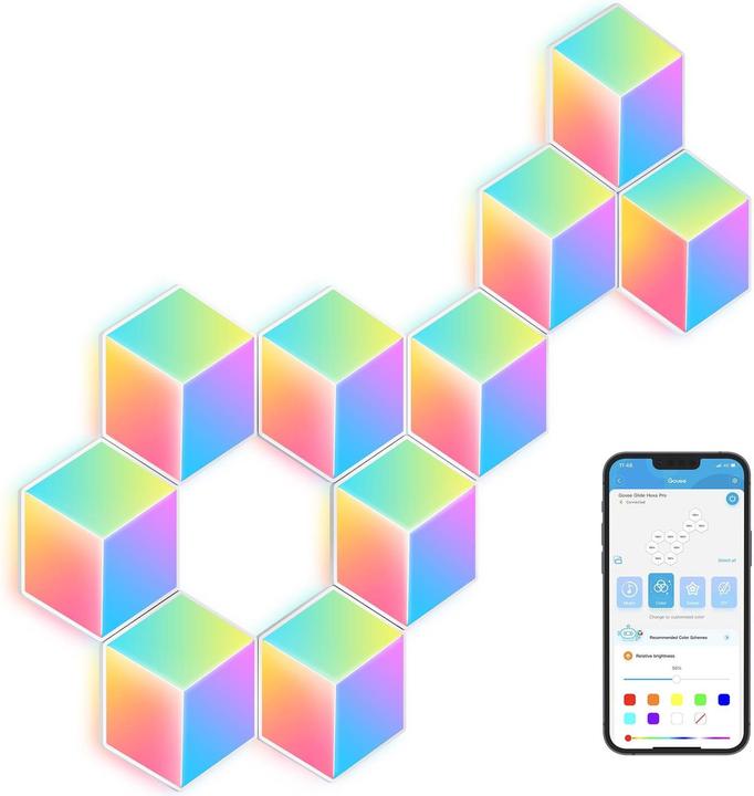 Produktbild Govee Glide Hexa Pro (0 lm)