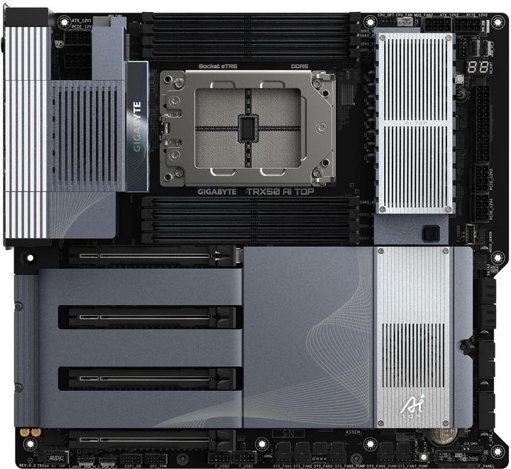 Image du produit Gigabyte TRX50 AI TOP (sTR5, AMD TRX50, E-ATX)