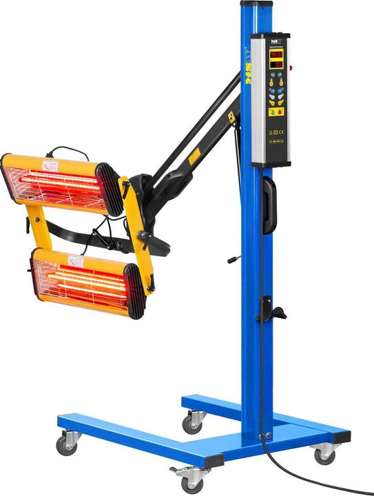 Produktbild MSW Lacktrockner Strahler Infrarotstrahler Heizstrahler Infrarot Lampe Auto 2200W