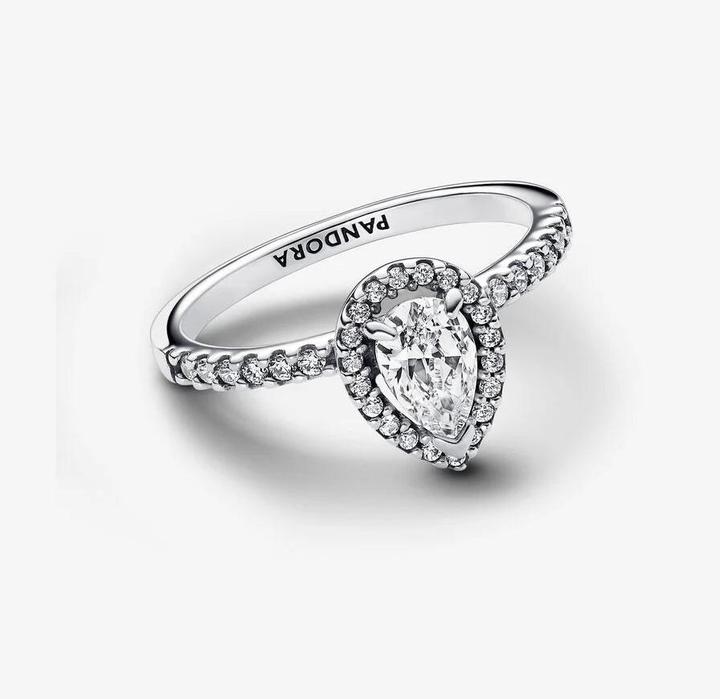Produktbild Pandora Funkelnder Birnen Kranz Ring (56, 925 Silber)