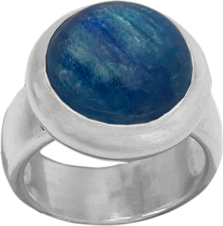 Actual product image Steinkult Sterling silver ring with labradorite stone "Aurora" (56, 925 Silver)