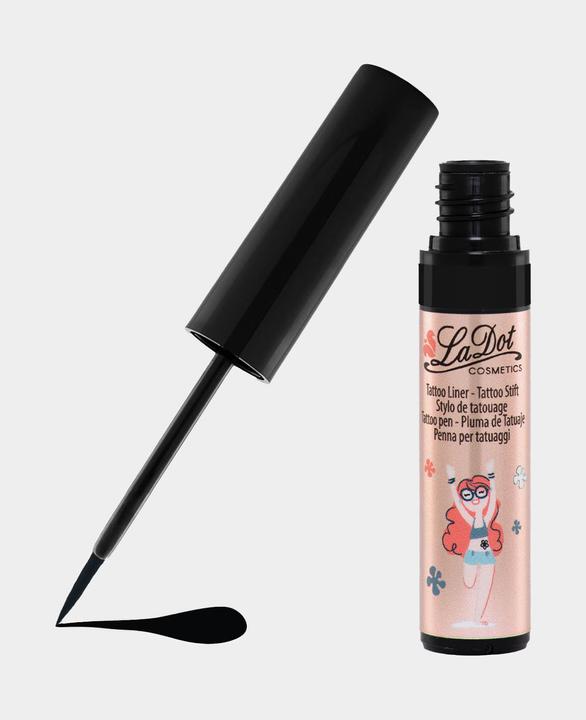 Actual product image La Dot Cosmetics Felt Pen Cosmetics Tattoo Liner black