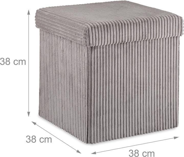 Actual product image Relaxdays Seat cube