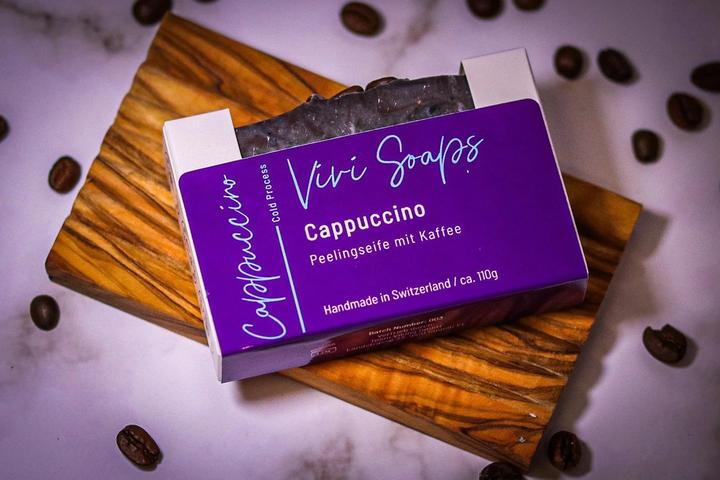 Produktbild Vivi Soaps Cappuccino - Kaffeepeeling Seife