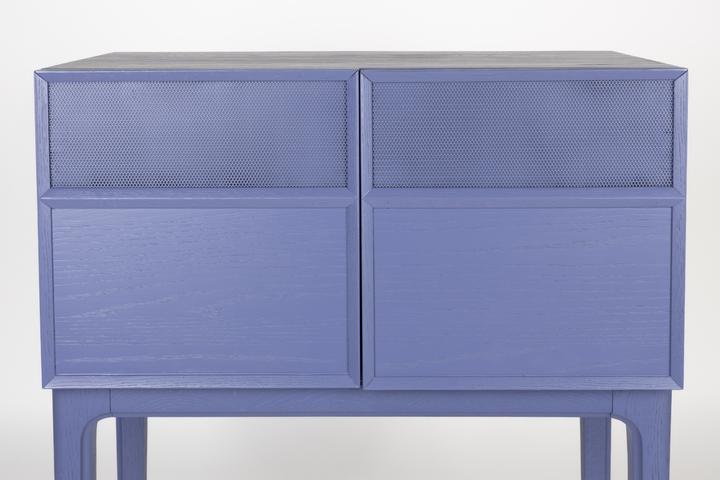 Actual product image Zuiver June Cabinet Ocean Purple (80 x 45 x 100 cm)