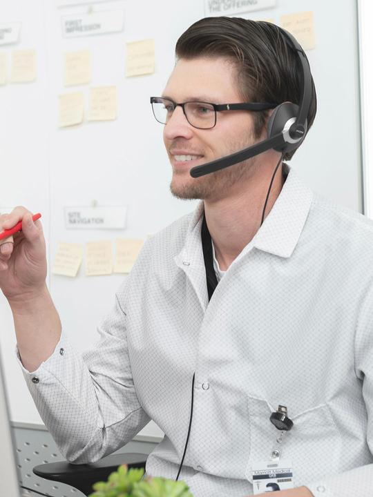Produktbild Koss CS300 USB Communication Headsets, On-Ear, Wired, Microphone, Black (Kabelgebunden, USB-A)