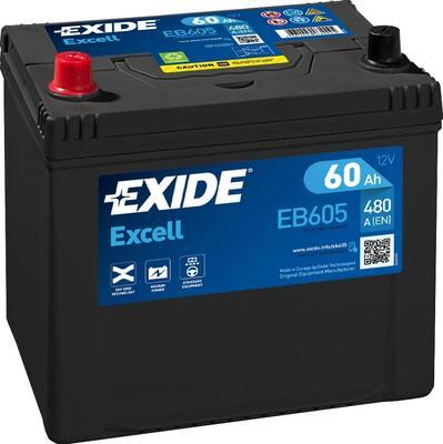 Image du produit Exide Excell (12 V, 60 Ah, 390 A)
