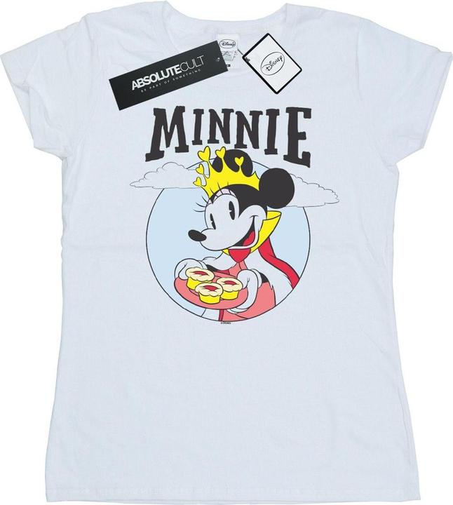 Actual product image Disney Womens/Ladies Minnie Mouse Queen Cotton T-Shirt (S)