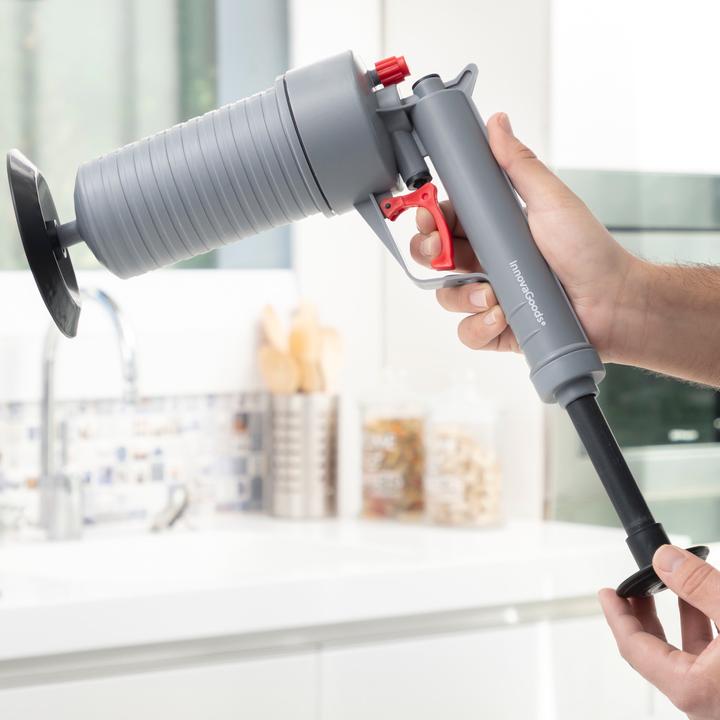 Immagine prodotto InnovaGoods Pistola ad aria compressa universale per la pulizia degli scarichi, con adattatori KlinGun