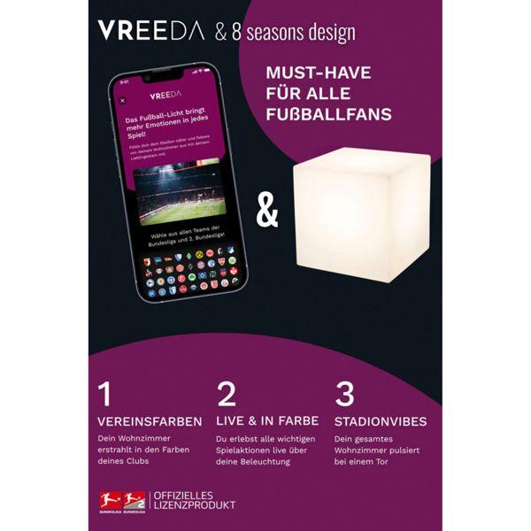 Actual product image 8 seasons design 8 seasons outdoor light cube 43cm Bluetooth (810 lm, E27, IP44)