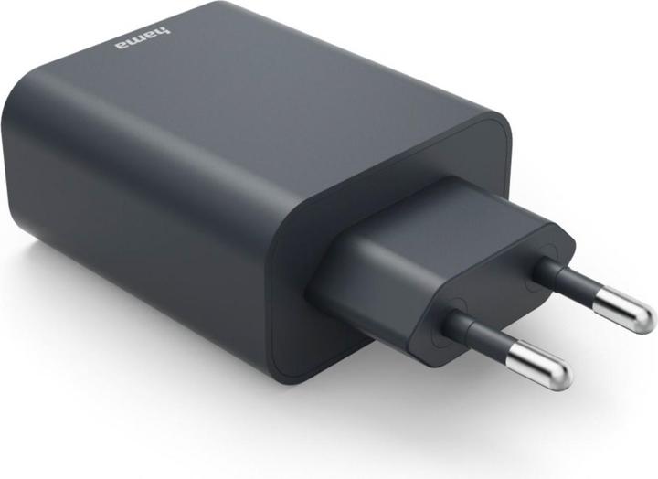 Productafbeelding Hama Snellader, 2x USB-C, USB-A, PD, 65W, antraciet (65 W)