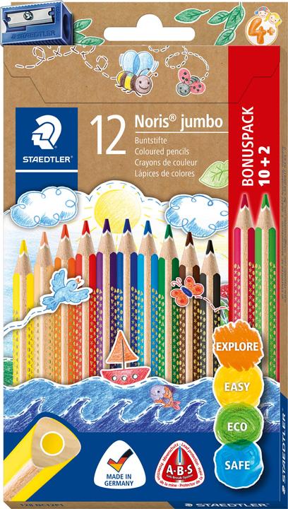 Actual product image Staedtler Triplus Jumbo 128 (Multicoloured, 10 x)