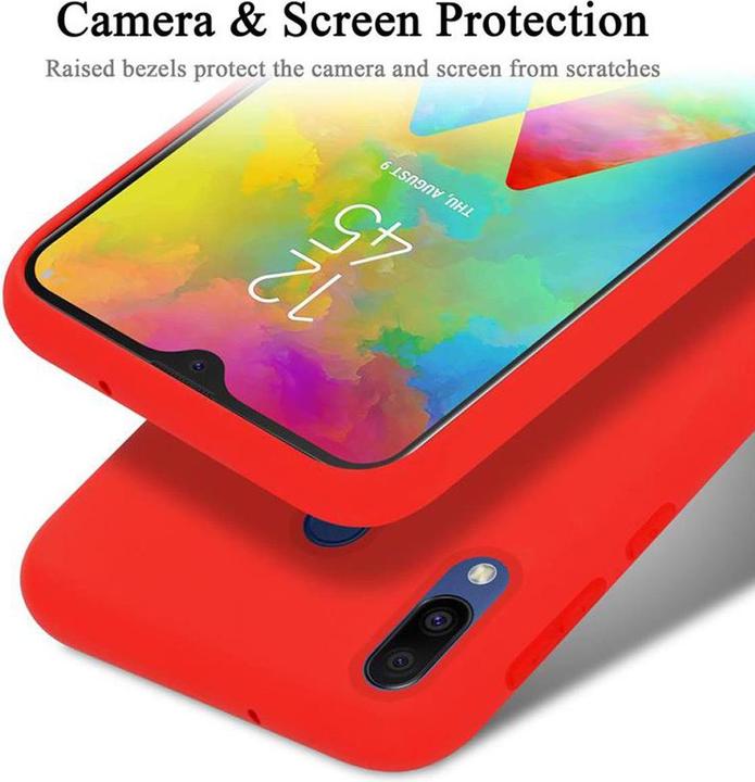 Actual product image Cadorabo TPU Liquid Silicone Case Cover (Samsung Galaxy M20)