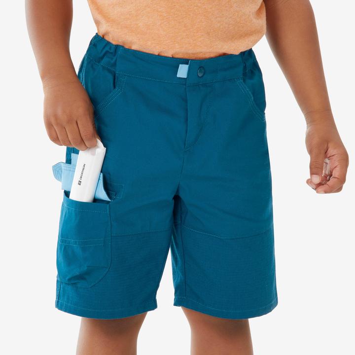 Produktbild Quechua Wandershorts MH500 Kinder Grösse 92–122 blau (92, 94, 96, 98, 102, 104, 106, 110, 116, 122, 115 A, 120 B, 95 A, 105 A, 100 A)