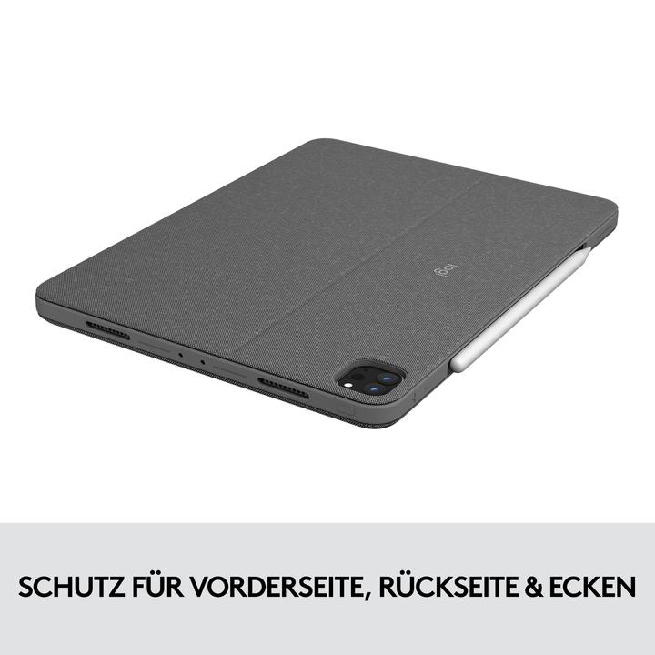Actual product image Logitech Combo Touch - Grey - Us - Intnl (Eng. Int., A2068, A2230)