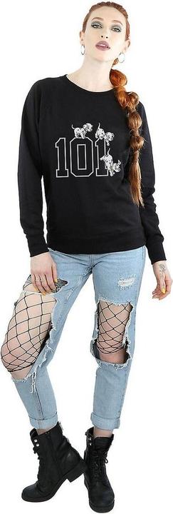 Actual product image 101 Dalmatians Womens/Ladies Puppies Cotton Sweatshirt (XL)