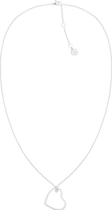 Actual product image Tommy Hilfiger Minimal Hearts Necklace (Stainless steel, 55 - 60 cm)