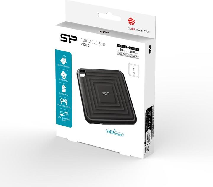 Actual product image Silicon Power PC60 (1000 GB)