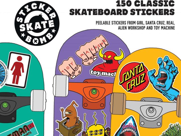 Produktbild Stickerbomb Skateboard