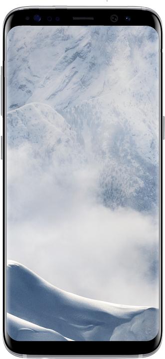 Samsung Galaxy S8 Duos (64 GB, Arctic Silver, 5.80", Hybrid Dual SIM, 12 Mpx, 4G)