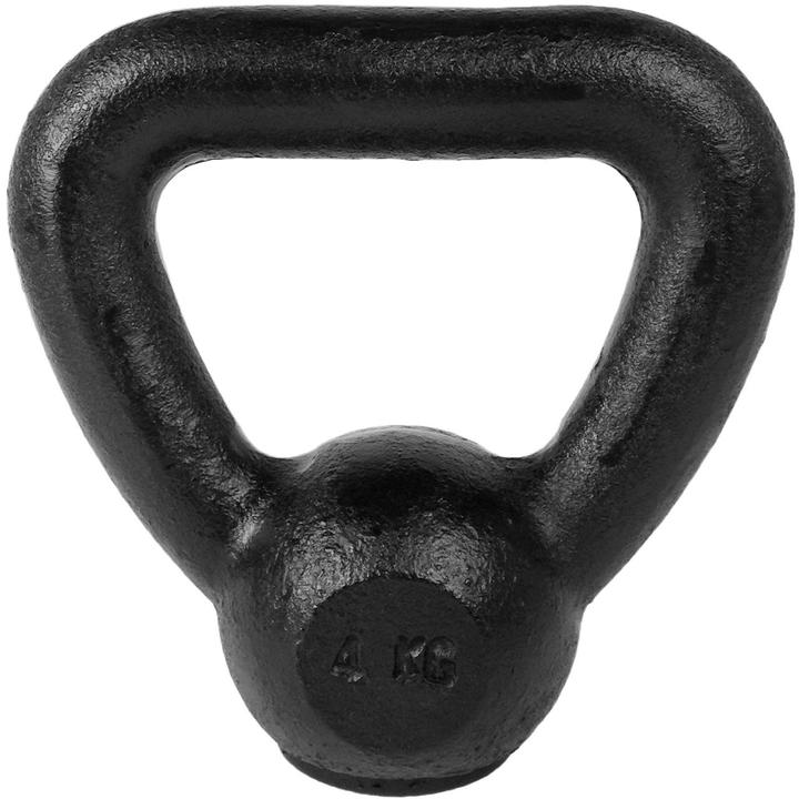 Image du produit Tunturi Gusseisen Kettlebell mit Gummi Boden 4 kg (1 x 4 kg)
