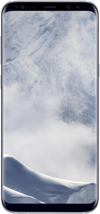 Samsung Galaxy S8+ Duos (64 GB, Arctic Silver, 6.20", Hybrid Dual SIM, 12 Mpx, 4G)