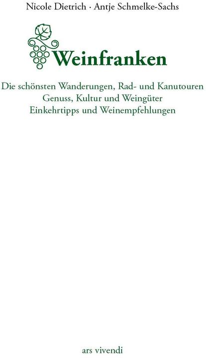 Immagine prodotto Weinfranken (Tedesco, Nicole Dietrich, 2020)