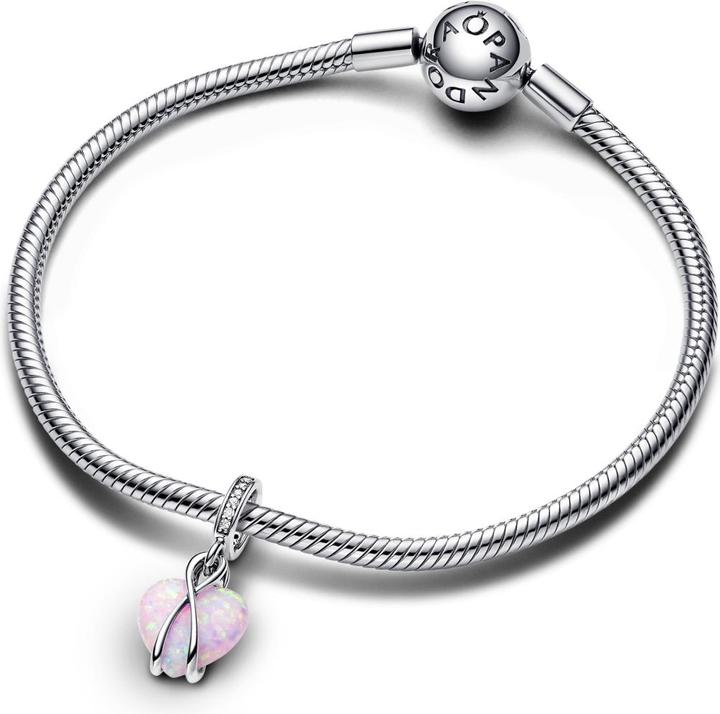 Produktbild Pandora HÃ¤nger Mama Opalisierendes Herz (Zirkonia, Sterlingsilber, Synthetischer Opal)